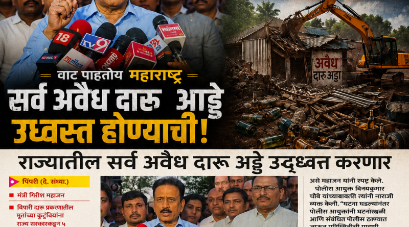 मंत्री साहेब, आश्वासन नको कृती हवी!  राज्यातील अवैध दारू अड्ड्यांवर कारवाईची नागरिकांची मागणी तीव्र